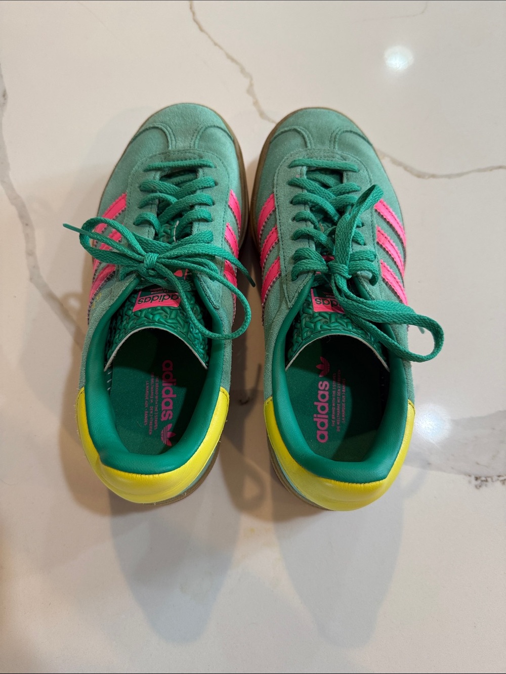 adidas Gazelle Suede Platform Sneakers - Picture 4 of 4
